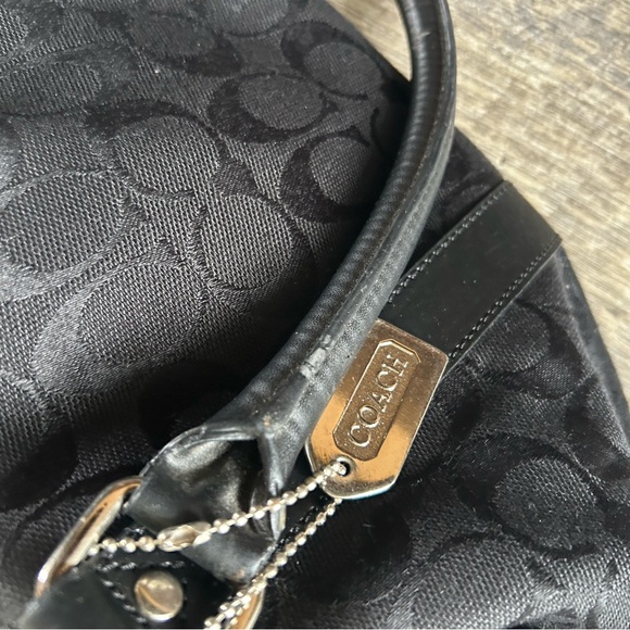 Men's Black Coach Duffel Bag - Picture 4 of 7